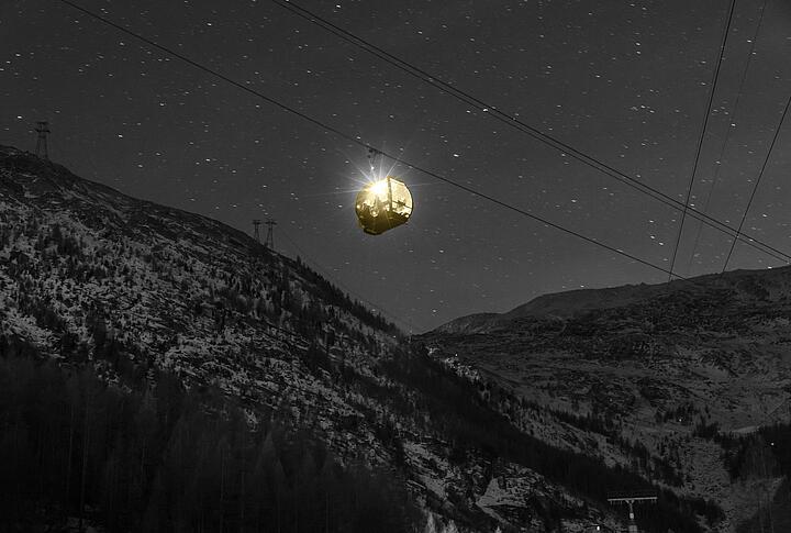 Fonduegondel Saas Fee